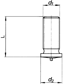 DIN 32501 - navařovací šrouby