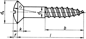 DIN 7995 - vruty s čočkovitou hlavou a křížovou drážkou