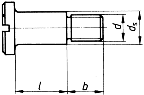 DIN 923 - lícovaný šroub s válcovou hlavou